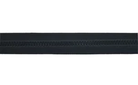 YKK Black No 5 VS Chain - Vislon Coil Zipper PT14 - Number 5 vislon YKK zipper