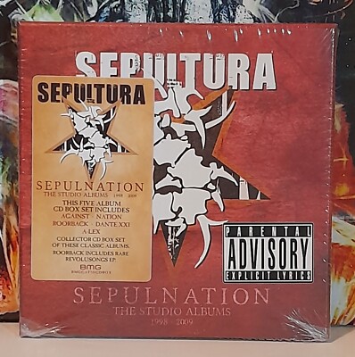 SEPULTURA : Sepulnation - The Studio Albums 1998-2009 - 5CD Box