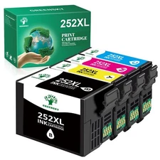 T252XL 252 XL 252XL Ink Cartridge For Epson WorkForce WF-3620 WF-3640 WF-7610
