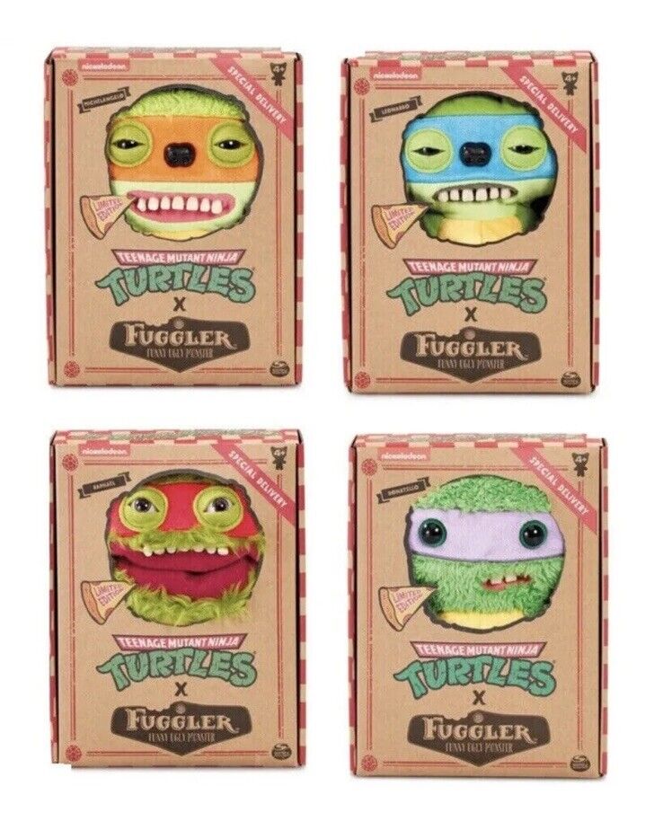 FUGGLER TEENAGE MUTANT NINJA TURTLES FULL SET 4 Limited FUGGLER TEENAGE MUTANT NINJA TURTLES FULL SET 4 Limited