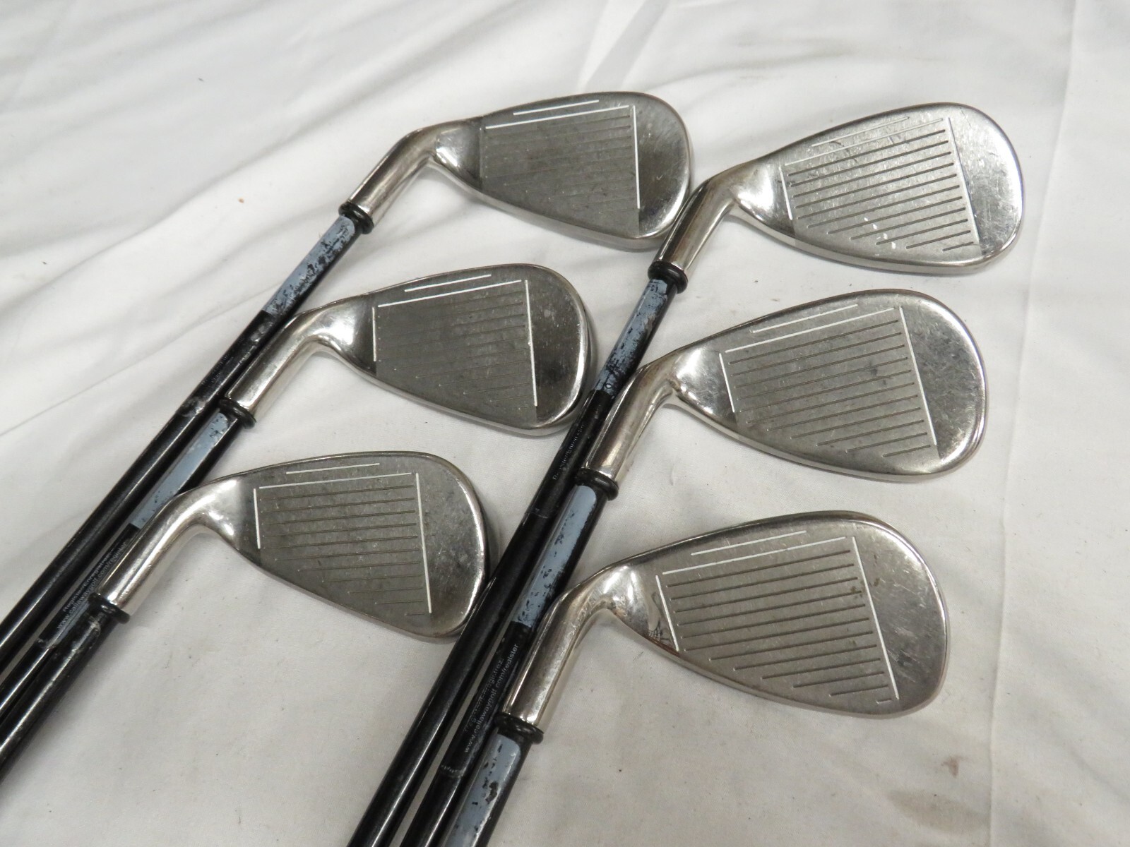 Used Callaway Diablo Edge Iron Set 5PW Senior Flex Graphite Shafts eBay