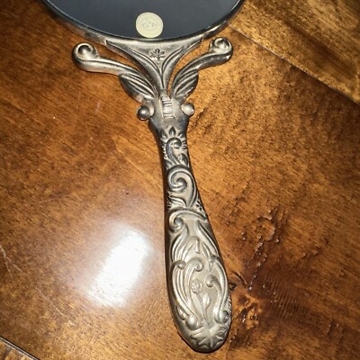 VINTAGE GODINGER SILVER ART CO. FOLDING HAND MIRROR | eBay