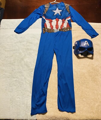 Marvel Avengers Endgame Captain America Kids Halloween Costume Youth Small 