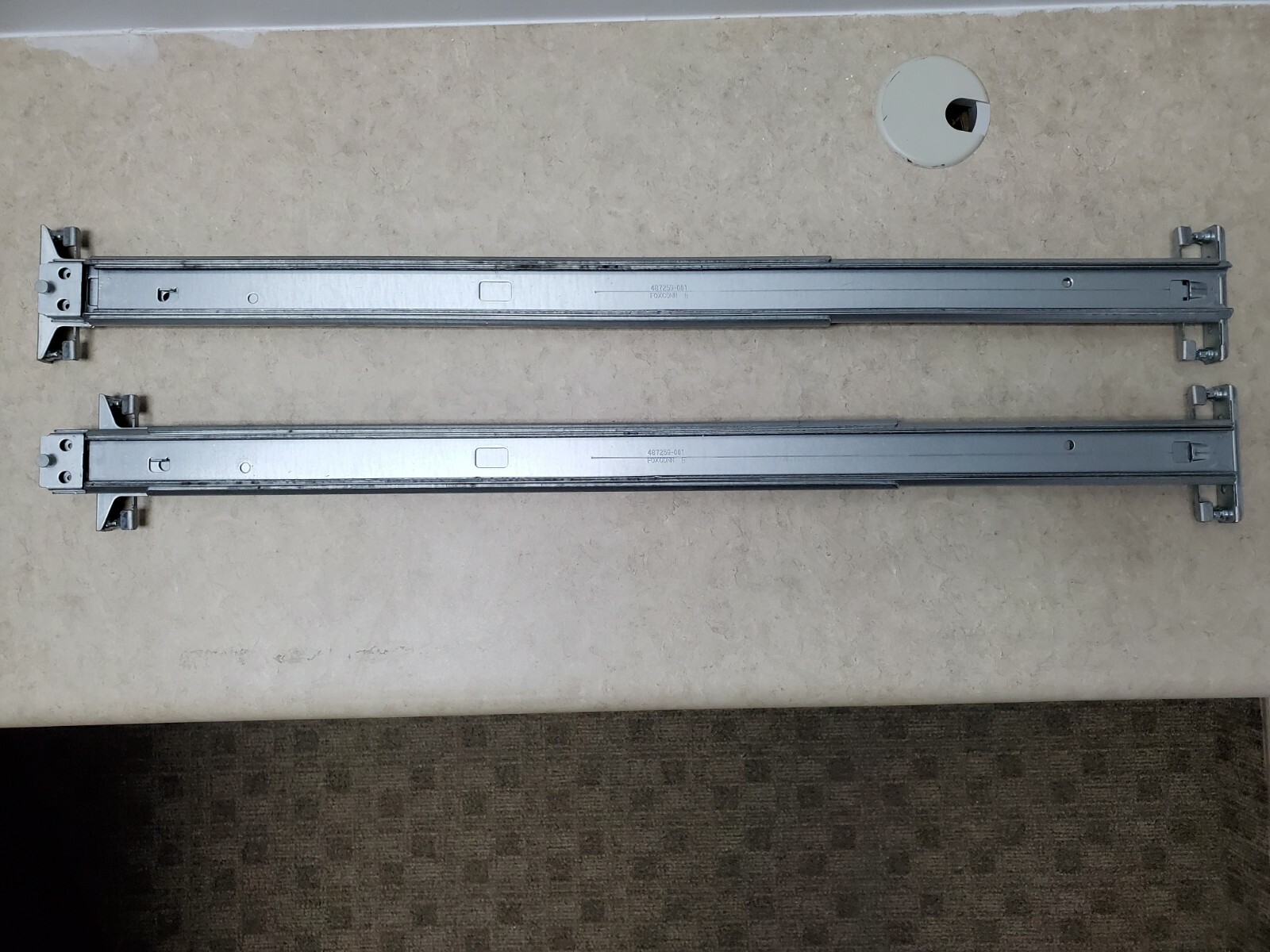 1u Server Rack Rail FOXCONN B 487259-001 | eBay