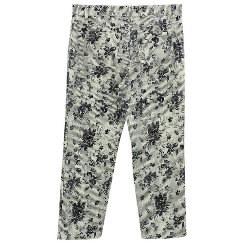 GERRY WEBER 7/8 Damen Jeans Hose ROMY weiß blau floral print 25657 - Picture 2 of 2