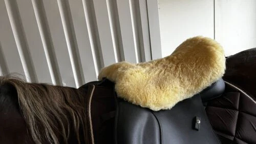 Lammfell Bezug englischer Sattel bis 17,5 ", neu Gerberei Oechslen - Bild 3 von 3