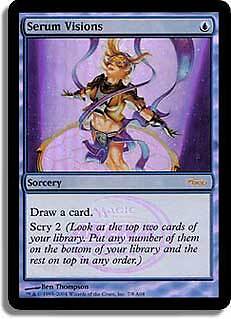 Serum Visions (Arena) FOIL Promo NM Sorcery Special MAGIC MTG CARD