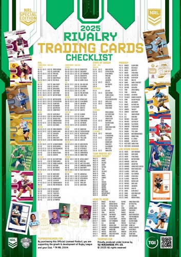 2025 Nrl Rivalry FACTORY SEALED BOX - Picture 3 of 4
