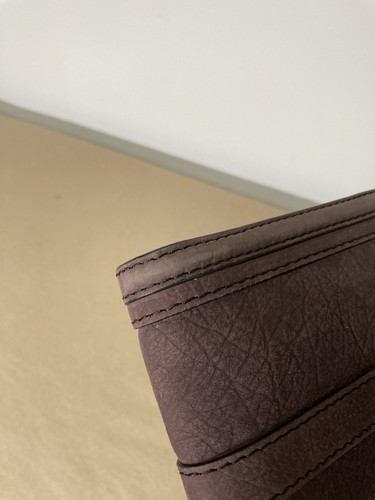 Burberry Margot Clutch Bag dark Purple Grain Leather Gold Buckle Large Designer - Picture 8 of 24