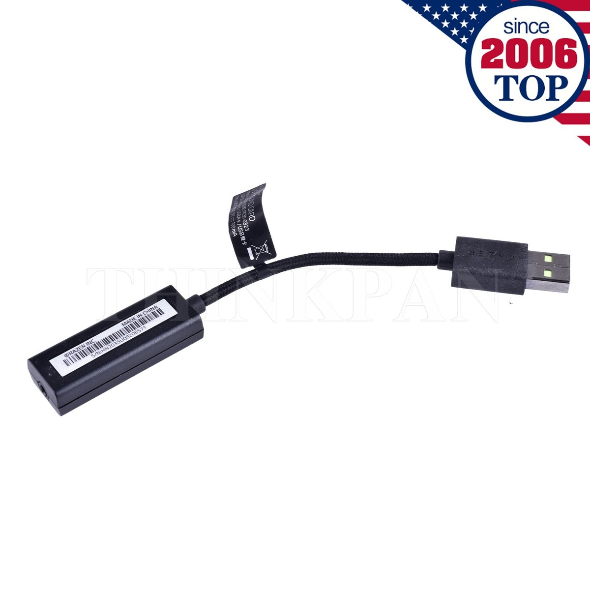 USB Sound Card Adapter for Razer Blackshark V2 pro Wireless Gaming