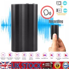 500Hr Mini Hidden Spy Voice Activated Recorder Digital Audio Magnetic MP3-Player