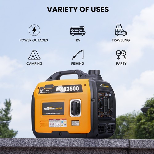 3000W Portable Inverter Generator Super Quiet for Camping Outdoor Party SALE - Picture 3 of 12
