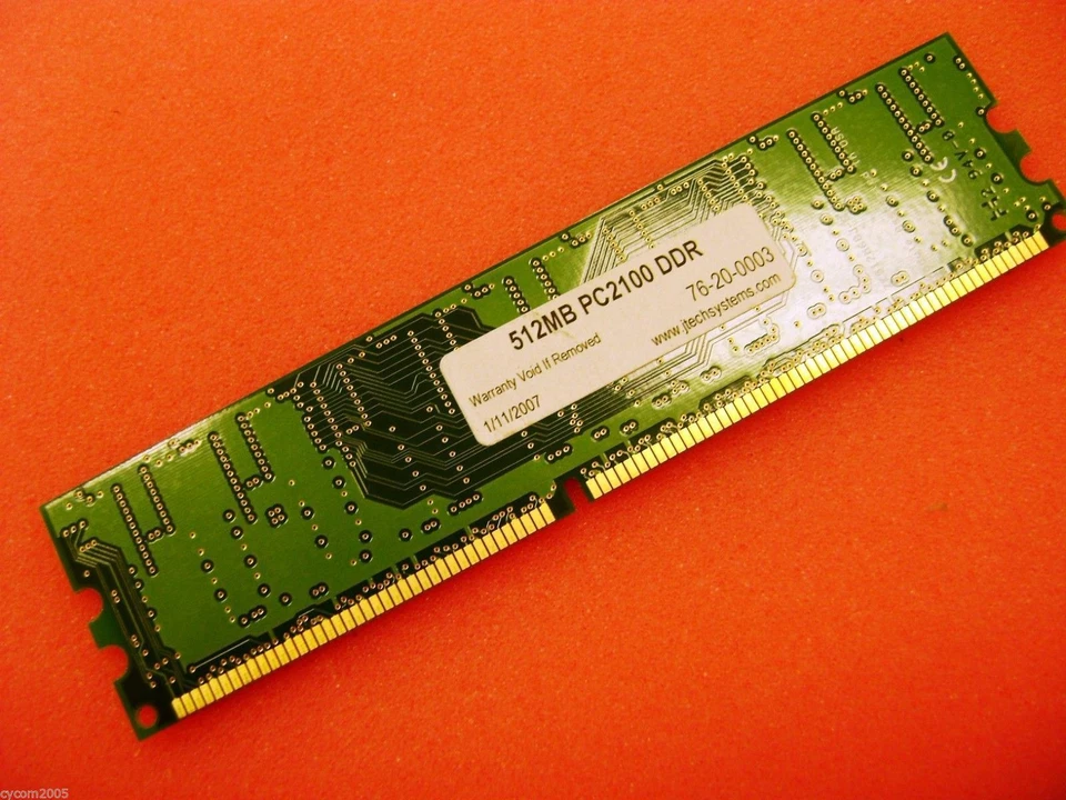 Elpida Ampo 512MB PC2100 DDR-266MHz non-ECC Unbuffered CL2.5 184-Pin DIMM Memory - Image 4 of 4