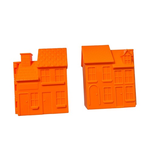 2001 Bob the Builder, Play-Doh Set Molds 2 Bob, 2 Wendy, 2 Cats, Cones and Bases - Picture 12 of 21