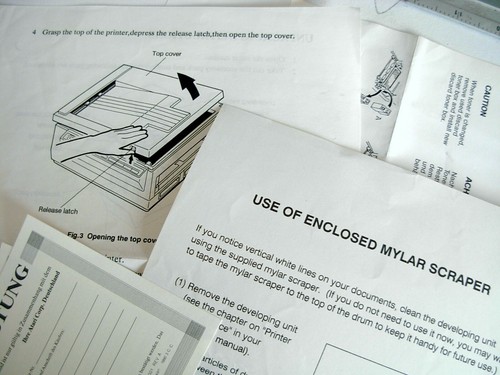 ATARI ST lot de documentations imprimante SLM804 laser printer documents English - Photo 2/2