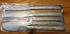 5 ANTIQUE,Vintage Collectible KNIVES,8.25" SILVER PLATE