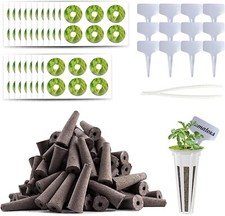 215 Pack Hydroponic Pods Supplies for Aerogarden Pods, Grow Sponges for Hydropon 0.24 per gallon