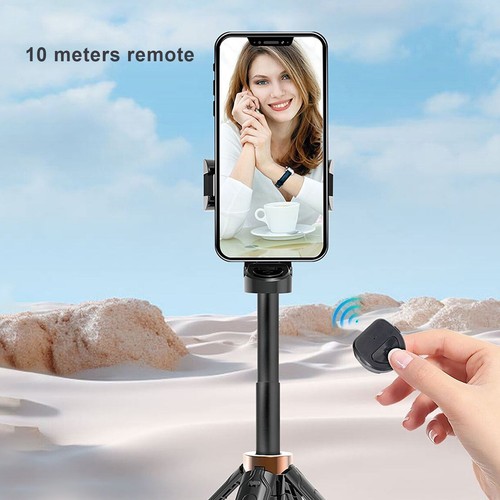 Selfie Stick Tripod with Bluetooth Remote Portable for iPhone and Android Phones - Picture 4 of 18