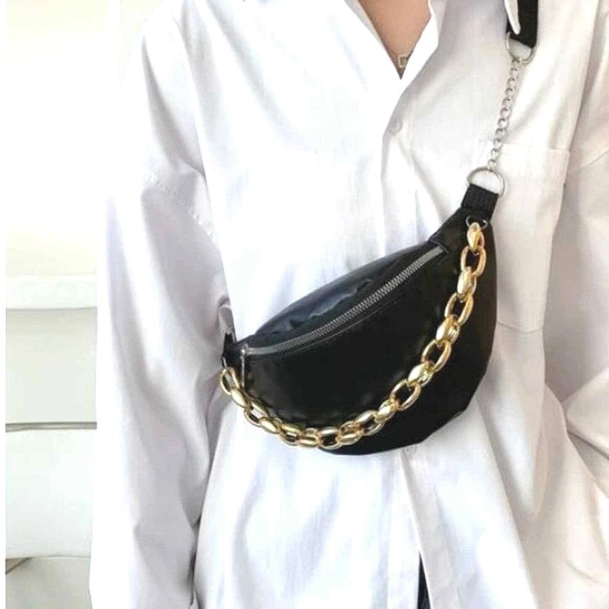 Chanel Belt In Love Waist Bag - Black Waist Bags, Handbags