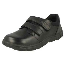 Image of Start-rite Origin Smart Light Weight School Shoes Black Leather