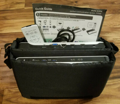 2) Ricoh P3500 - Web Based Portable Video Conferencing Appliance