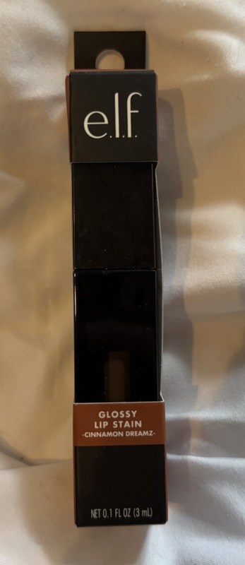 e.l.f. Glossy Lip Stain #81684 Cinnamon Dreamz Lip Long Lasting NEW IN BOX