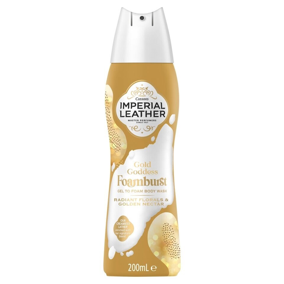 Imperial Leather Gold Goddess Foamburst Gel To Foam Body Wash Radiant 200ml