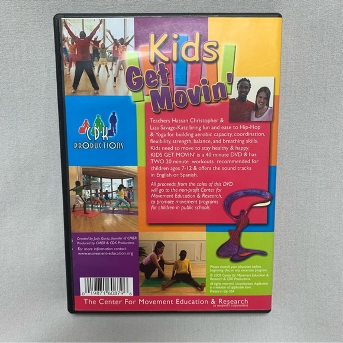 Kids Get Movin' (DVD) Dance Hip Hop Educational Movement Classroom