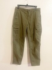 Banana Republic Factory Green Cargo Pants Size 6