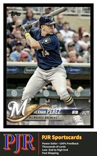 2018 Topps #455 Hernan Perez Milwaukee Brewers  EXTRA 35% OFF 4+