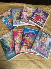 Lot of 8 Barbie DVDs - ALL TESTED!
