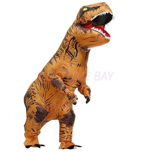 Niños Adulto Inflable Enmascarado Traje Dinosaurio Alienígena Unicornio Halloween Disfraz Fiesta - Imagen 3 de 126