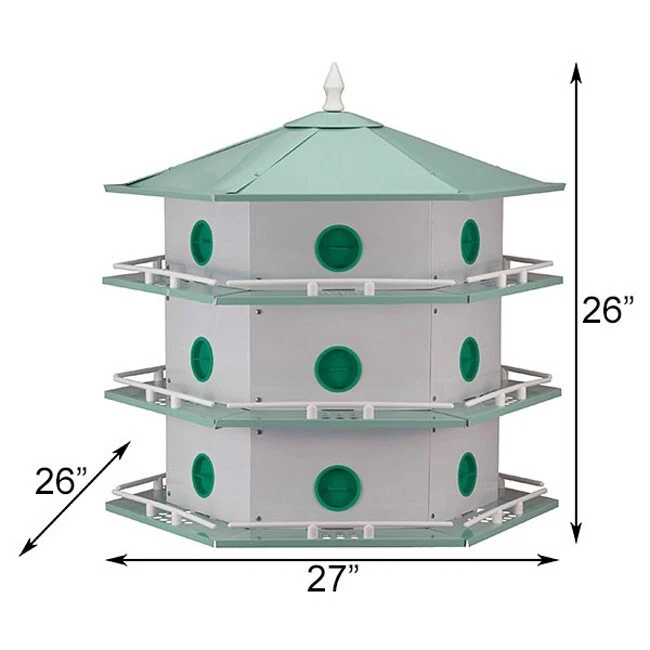 НОВЫЙ алюминиевый 18-комнатный роскошный фиолетовый скворечник Martin Heath - Изображение 3 из 3