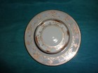 Nippon 2 Tier Plate Hand Painted Raised dish Gold Hors d'oeuvres Cheese Cracker — photo 1