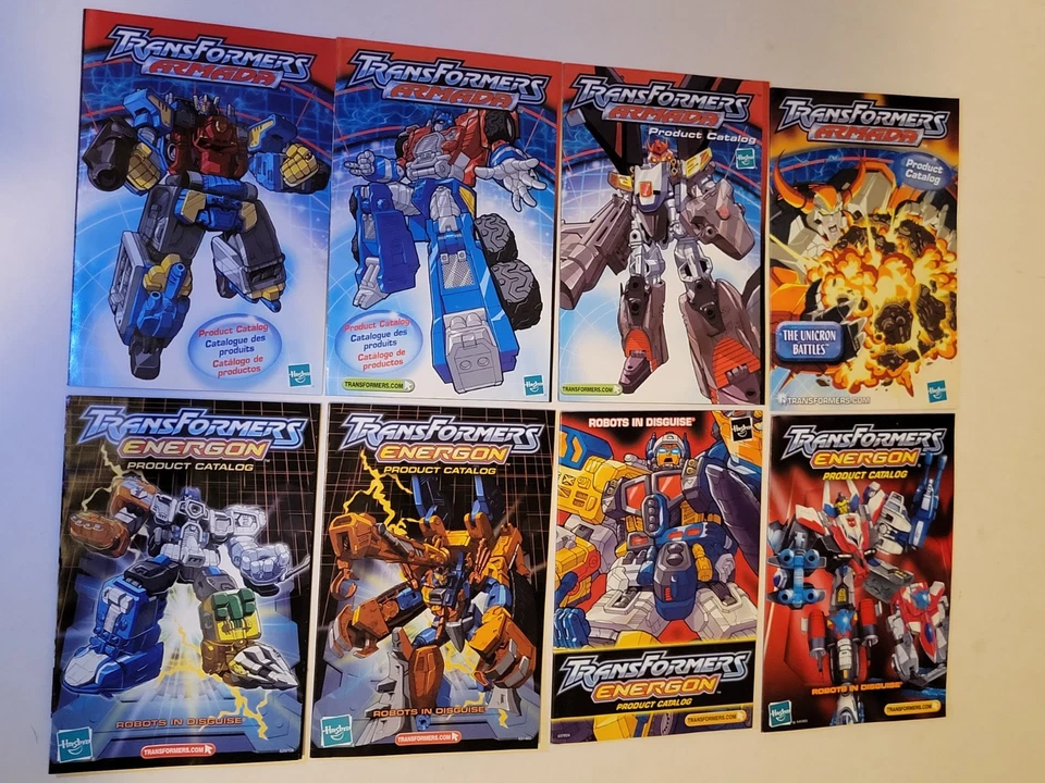 8 Transformers Pack-In Mini-Comics Armada 1-4 + Energon 1-4 Hasbro 2002-2004 - Image 2 of 4