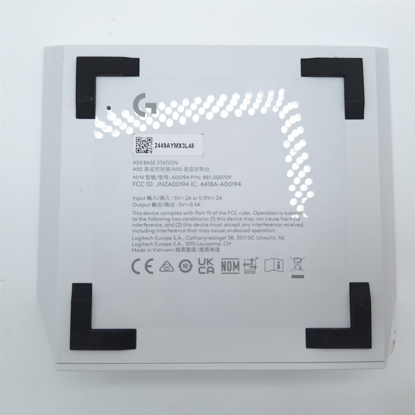 Logitech G Astro A50 Omni-Platform Wireless Gaming Headset + Base Station White