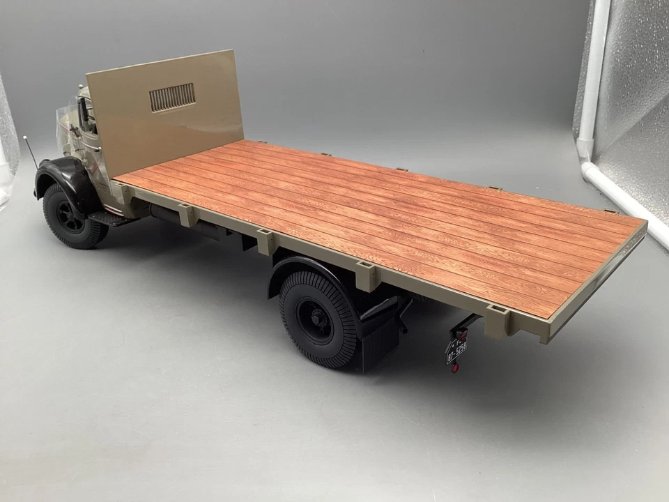 LKW Modell 1:18 Minichamps Mercedes Benz L 6600 Stake Truck 1950 mit OVP - Bild 4 von 4