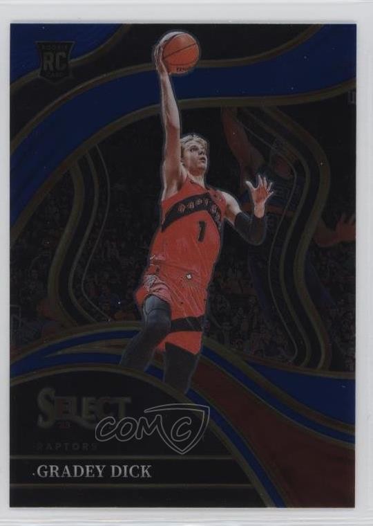 2023-24 Panini Select Courtside Blue Gradey Dick #287 Rookie RC 12g7