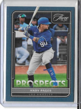 2022 Panini Prospects BLUE Three & Two ANDY PAGES /32 RC Rookie Card #P-24