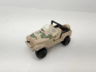 Vintage Mattel Hot Wheels 1981 Jeep Army Tan Camo Diecast Toy Vehicle