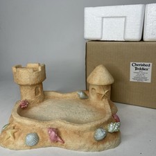 Cherished Teddies The Sea Display Base Stand Enesco CRT233 Sand Castle VTG 1996