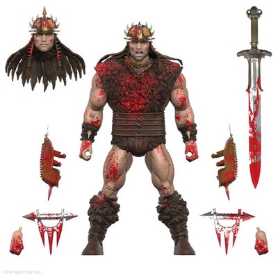 Conan Blood Soaked Pit Fighter Figur Ultimates Conan le Barbare Super7 18 cm