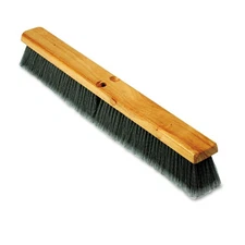 Boardwalk Floor Brush Head, 3" Gray Flagged Polypropylene, 24" -BWK20424