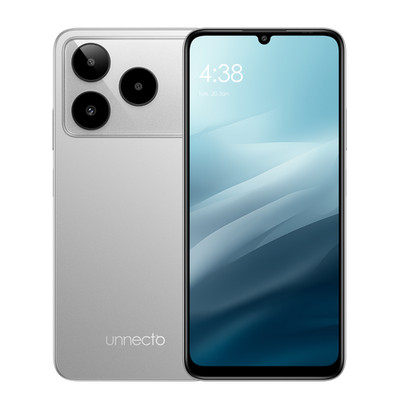 Unnecto Eco 20 | Dual SIM Unlocked Smartphone | Android 16 | Silver