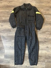 JcPenney Snowmobile Apparel Snowsuit Mens L Black Ski Ice Fishing Winter Warm