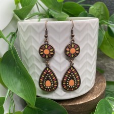 2.5  Earring Set Bohemian Retro Ethnic Tribal Dangle Drop New Free Ship B8595