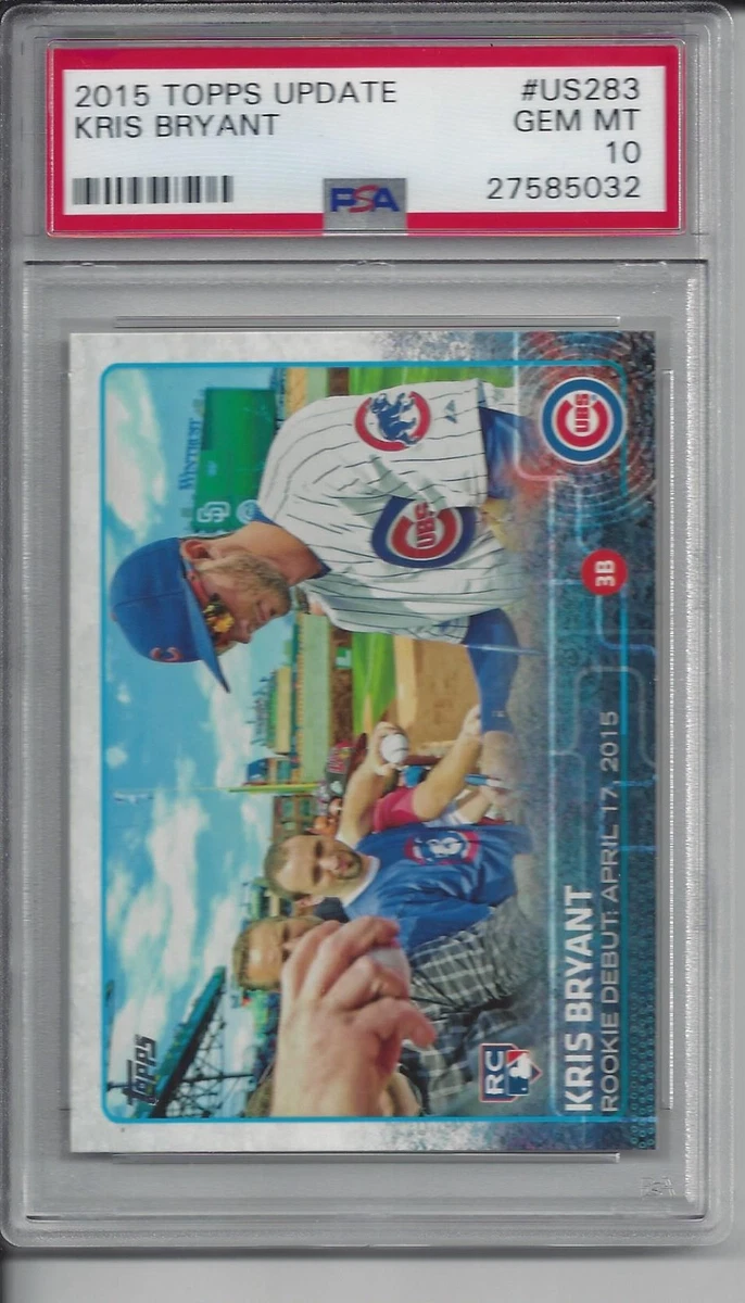 Kris Bryant 10 Graded Baseball Sports Trading Cards & Accessories