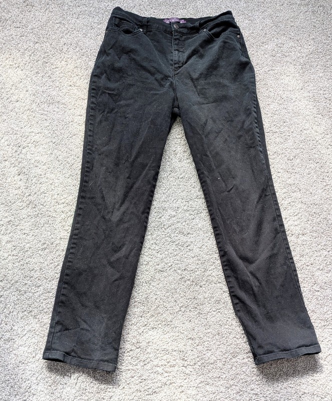 Gloria Vanderbilt, Black, Amanda Jeans Ladies Size 12