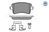 Bremsbelagsatz Scheibenbremse Hinten Meyle 025 246 0617 1 PD FÜR Audi