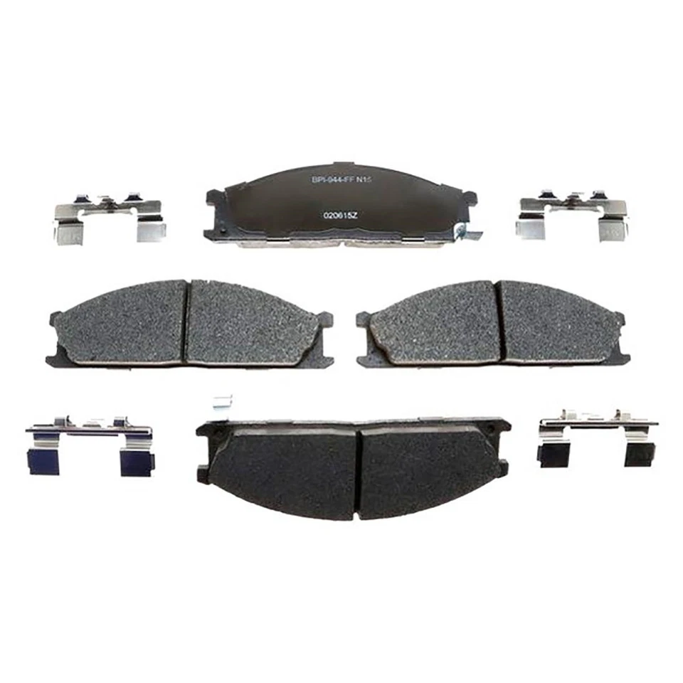 Kit de rotores de freno delanteros + pastillas metálicas y herrajes para furgoneta 1987-1988 - Raybestos Foto 2 de 4